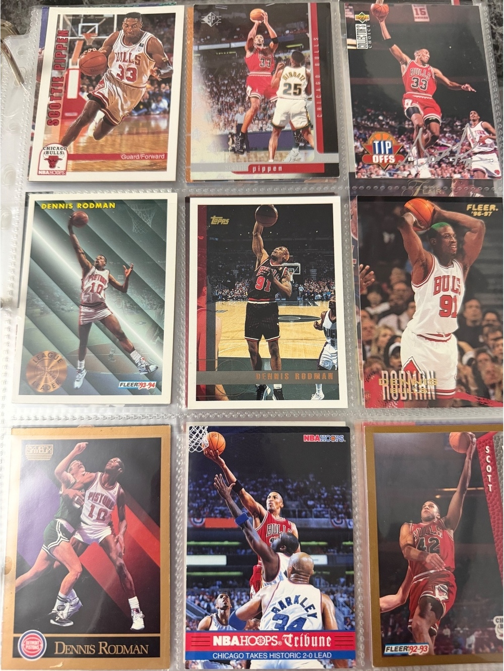 Vintage Bulls Lot - Pippen & Rodman 90s Cards